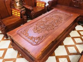 Siêu phẩm bàn ghế hoàng gia nguyên khối 10 món gỗ gõ đỏ (Anh Trương, Hải Phòng) 19 bàn trà hoàng gia nguyên khối