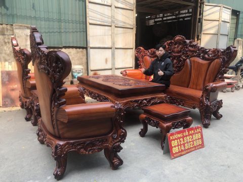 bàn ghế phòng khách 6 món