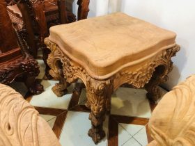 Siêu phẩm hoàng gia nữ hoàng gỗ hương đá tay 18 chân 20 (Anh Vĩnh,Thái Bình) 42 đôn kẹp louis nữ hoàng gỗ hương đá