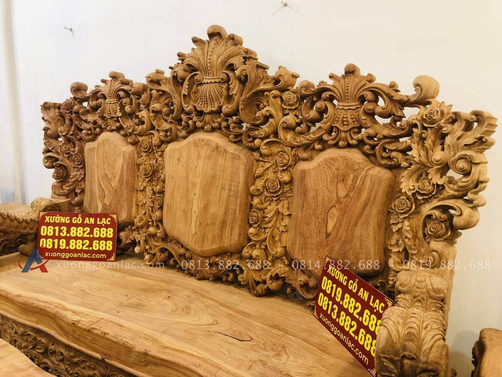Siêu phẩm hoàng gia nữ hoàng gỗ hương đá tay 18 chân 20 (Anh Vĩnh,Thái Bình) 53 đoản nguyên khối gỗ hương đá