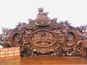 Vách đoản trường cao đục họa tiết