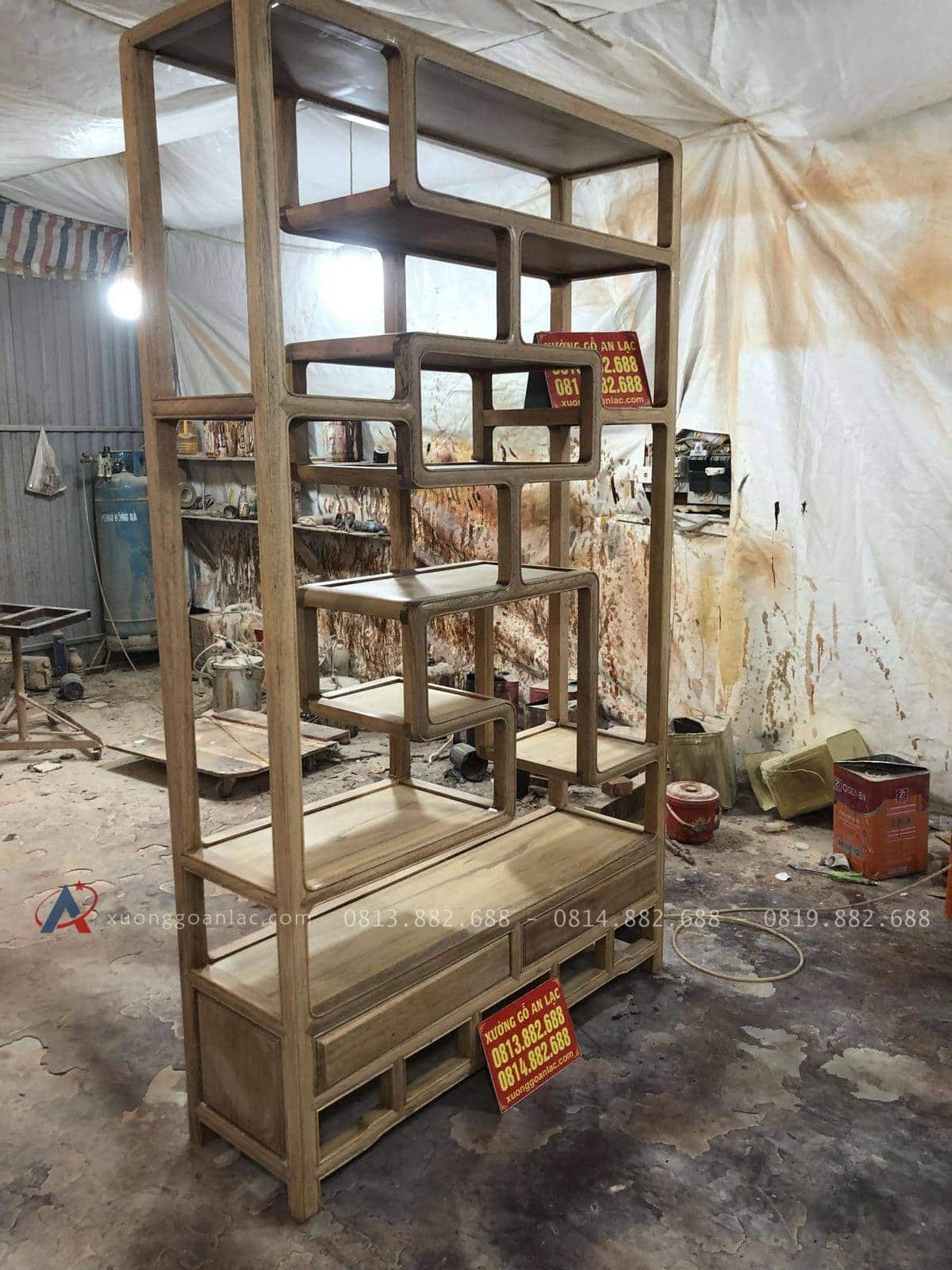 Tủ trang trí gỗ gõ đỏ (Anh Khiêm, Hà Nội) 13 tủ trang trí gỗ gõ đỏ cao cấp