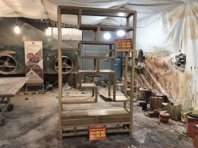 Tủ trang trí gỗ gõ đỏ (Anh Khiêm, Hà Nội) 11 mẫu tủ trang trí gỗ gõ đẹp