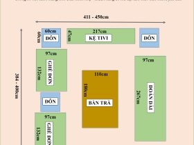 Combo bàn ghế hoàng gia bọc đệm gỗ gõ đỏ và kệ tivi louis hoa hồng (Anh Phú-Phú Thọ) 21 kích thước Hoàng gia bọc đêm da bà cao cấp