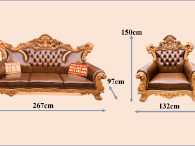 Combo bàn ghế hoàng gia bọc đệm gỗ gõ đỏ và kệ tivi louis hoa hồng (Anh Phú-Phú Thọ) 20 Hoàng gia bọc đêm da bà cao cấp