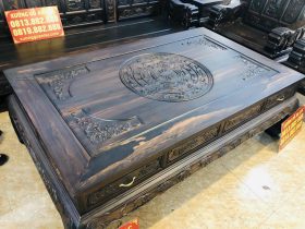 mẫu bàn trà Âu Á mặt đục trống đồng