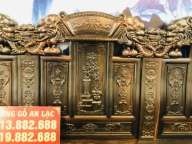 vách ghế chạm tứ quý