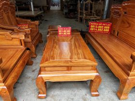 Thiết kế bàn trà gỗ hương đá