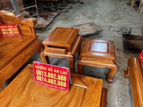 đôn kẹp và đôn ngồi gỗ hương