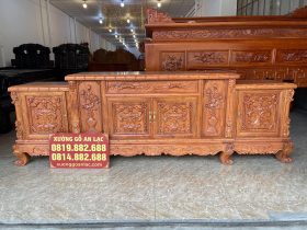 kệ tivi mõ lồi gỗ hương đá