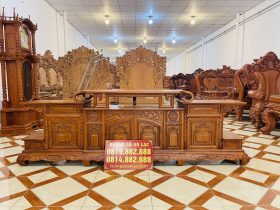 kệ tivi sừng trâu gỗ hương đá sang trọng