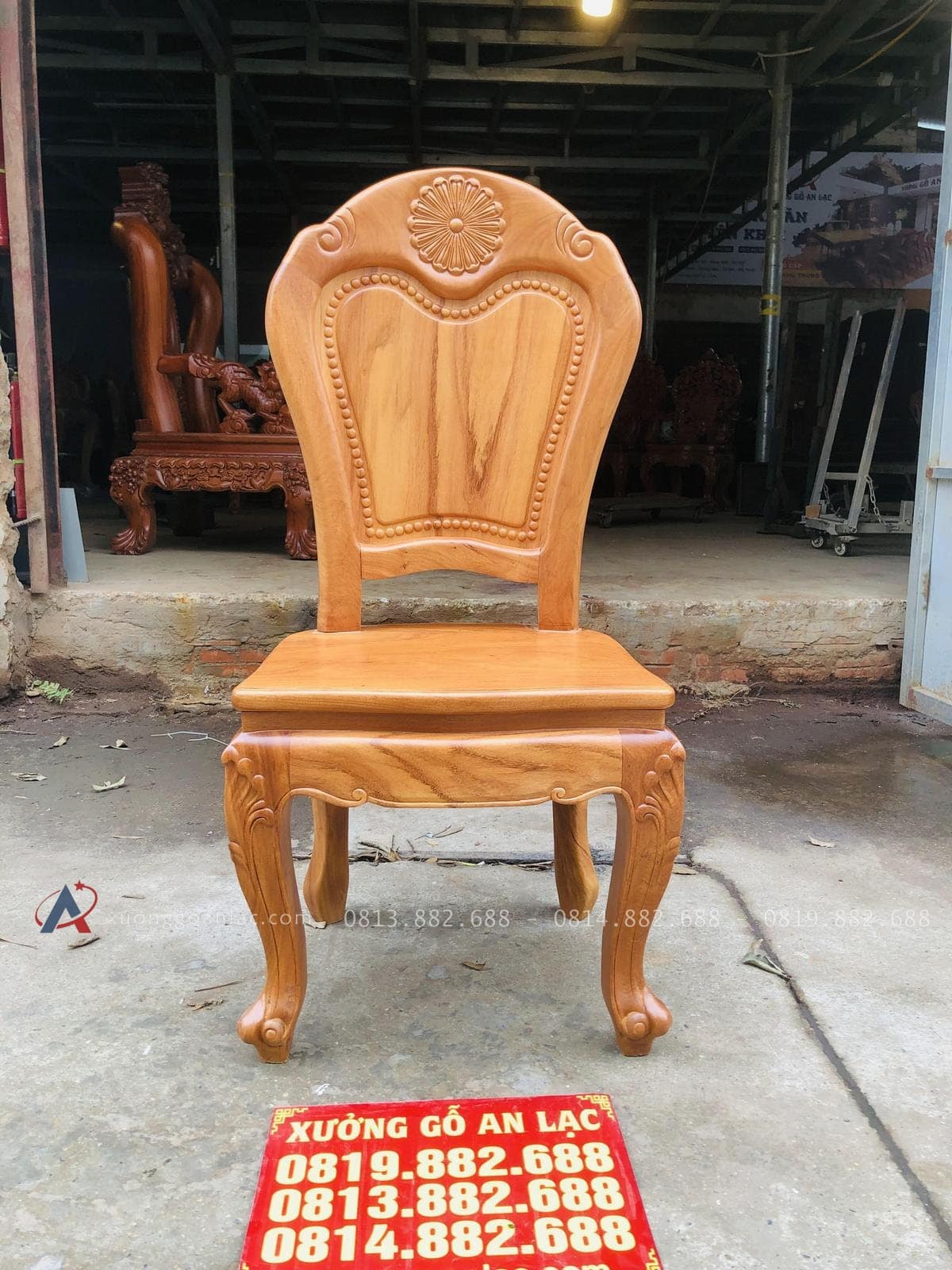 Mẫu ghế ăn hoa cúc cao cấp gỗ gõ đỏ 26 ghế ăn hoa cúc gỗ gõ đỏ cao cấp