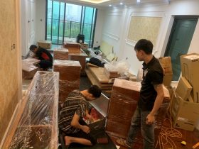 Bàn giao mẫu tủ bếp hiện đại gỗ gõ đỏ (Chị Chi, Phú Thọ) 7 mẫu tủ bếp gỗ gõ đỏ
