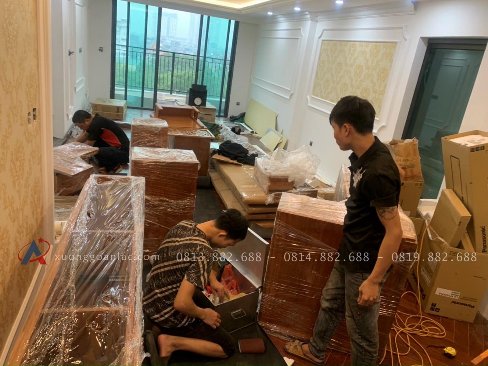 Bàn giao mẫu tủ bếp hiện đại gỗ gõ đỏ (Chị Chi, Phú Thọ) 13 mẫu tủ bếp gỗ gõ đỏ