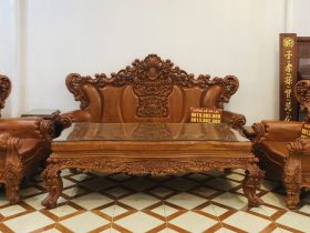siêu phẩm bàn ghế hoàng gia gỗ hương đá