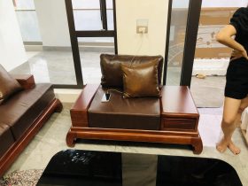 ghế đơn gỗ gõ đỏ