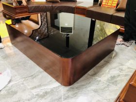 góc bàn bo cong ghép khít