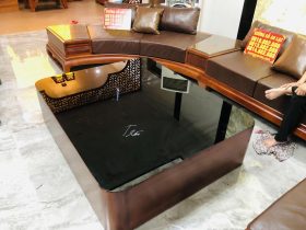 mẫu bàn trà chữ nhật đóng hộp