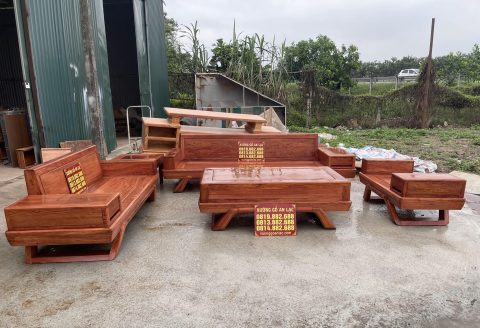 mẫu sofa zito chân hươu gỗ hương đá