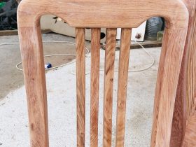 Bộ bàn ăn chữ nhật 8 ghế hiện đại gỗ hương đá (Chị Khuê, Bắc Ninh) 25 lưng ghế ăn hiện đại