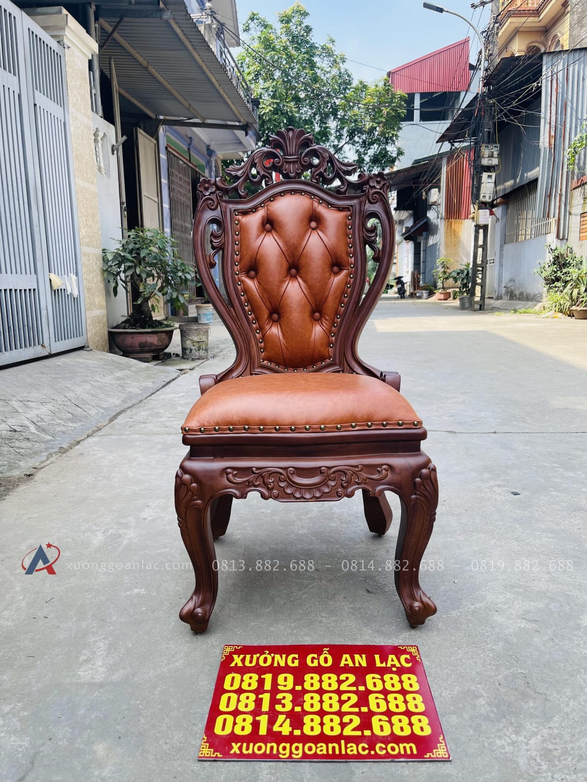 Mẫu ghế louis hoàng gia bọc đệm gỗ gõ đỏ cao cấp 14 mẫu ghế louis hoàng gia bọc đệm gỗ gõ đỏ