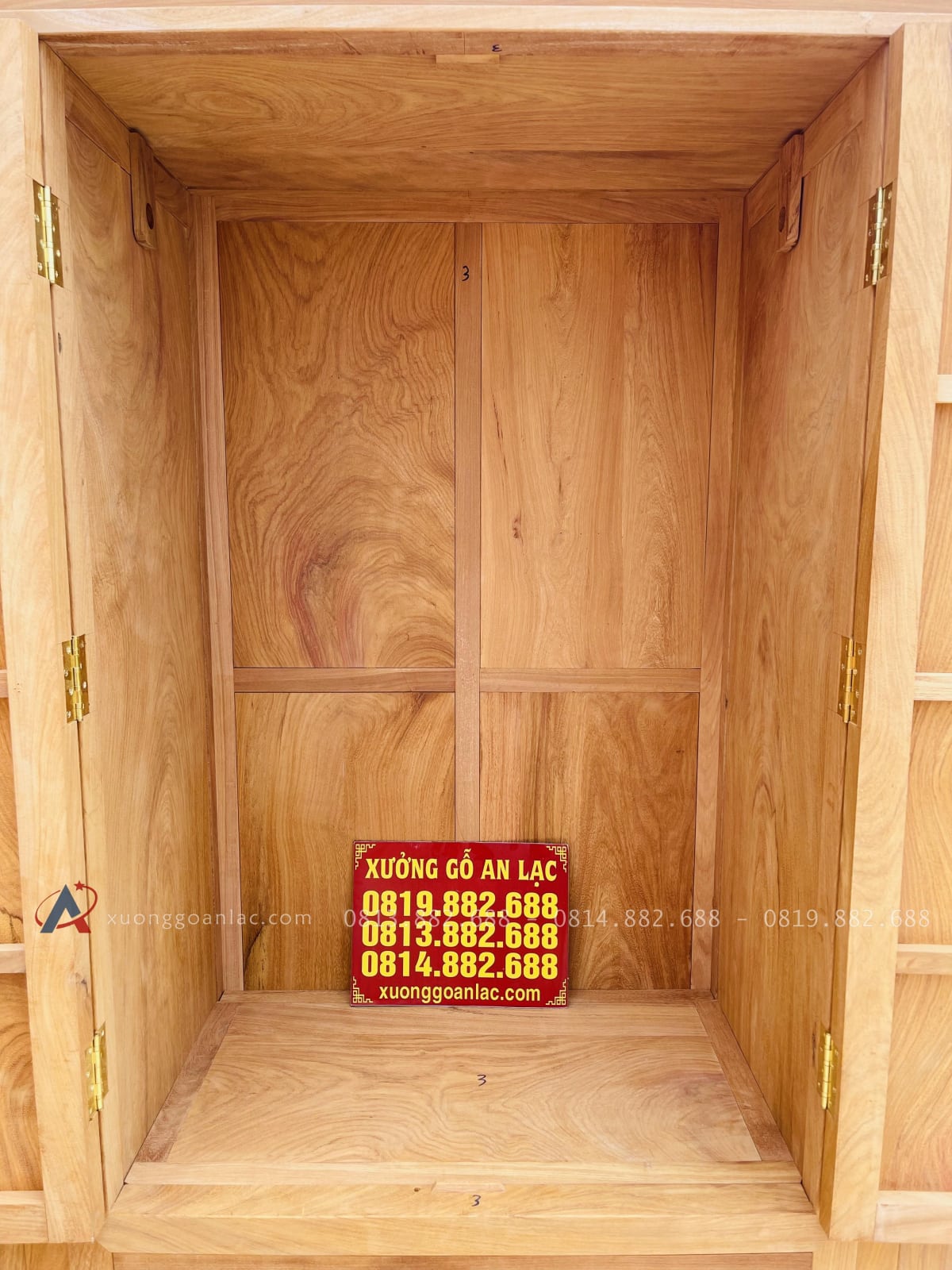 Mẫu tủ quần áo gỗ gõ đỏ hiện đại 29 buồng tủ quần áo hiện đại