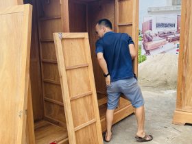 Mẫu tủ quần áo gỗ gõ đỏ hiện đại 20 mẫu tủ quần áo gỗ tự nhiên