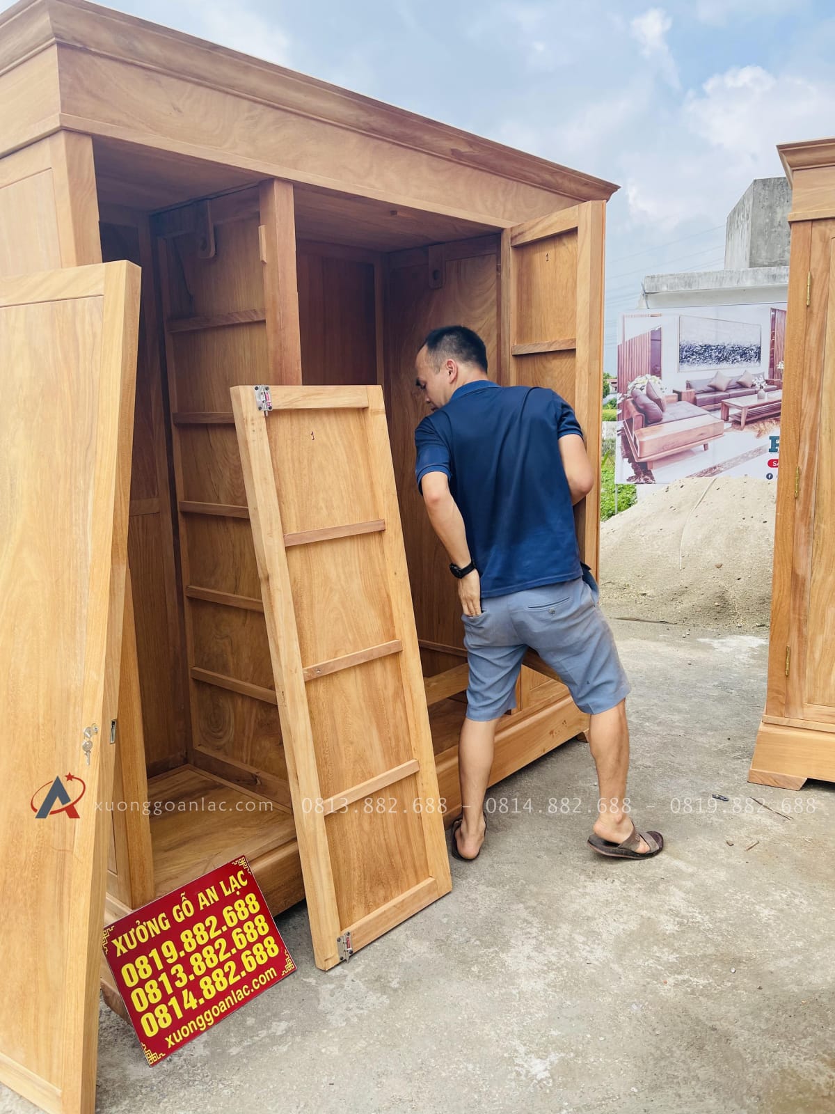 Mẫu tủ quần áo gỗ gõ đỏ hiện đại 33 mẫu tủ quần áo gỗ tự nhiên