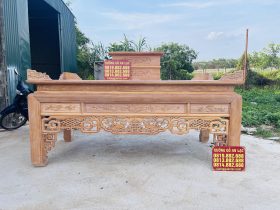 mẫu án gian thờ ngũ phúc cỡ đại gỗ gõ đỏ cao cấp