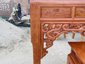 Mẫu án gian thờ ngũ phúc và bàn cơm 1m97 chú Hải - Bắc Ninh 23 án gian chân 14p