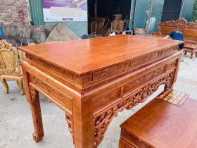 Mẫu án gian thờ ngũ phúc và bàn cơm 1m97 chú Hải - Bắc Ninh 18 mặt án gian thiết kế rộng rãi