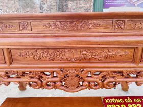 Mẫu án gian thờ ngũ phúc và bàn cơm 1m97 chú Hải - Bắc Ninh 20 yếm án gian đục dơi chữ phúc vô cùng tinh xảo