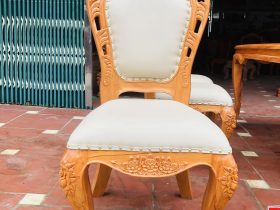 Bộ bàn ăn louis 6 ghế hoàng gia bọc đệm cao cấp (Chị Lan, An Giang) 16 bộ 6 ghế louis hoàng gia