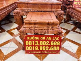 đôn ngôi minh quốc gỗ hương đá