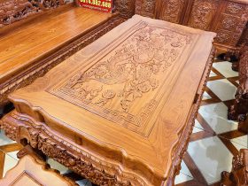 bàn trà minh quốc đục tứ linh