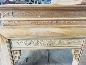 Bản mộc án gian thờ nhị cấp dơi ngũ phúc 2m17 giao Hà Tĩnh 24 hồi án gian thiết kế cầu kỳ tinh xảo