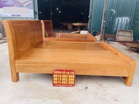 Giường trơn gỗ gõ dát phản 180x200cm 10 giường trơn hiện đại 1m8 x 2m