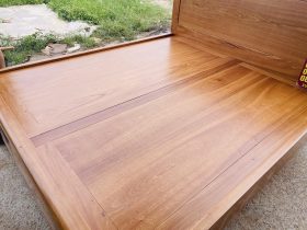 Giường trơn gỗ gõ dát phản 180x200cm 14 giường ngủ dát phản tấm