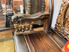 tay ghế nguyên khối tạo hình voi