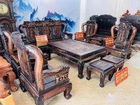 bộ bàn ghế Minh quốc voi 10 món