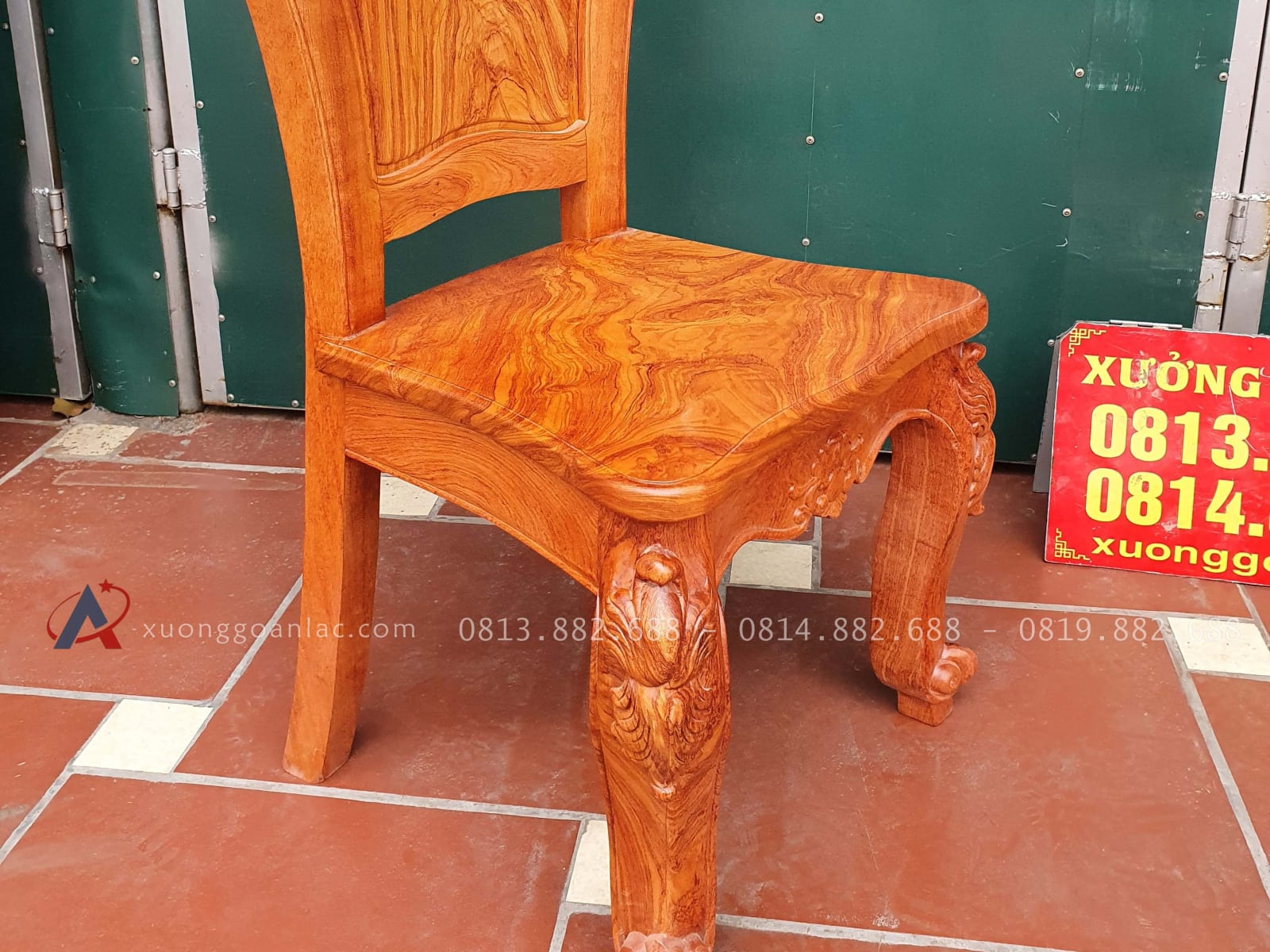 Mẫu ghế hoàng gia tuyển vân cực Vip gỗ hương đá 21 Mẫu ghế hoàng gia sang trọng