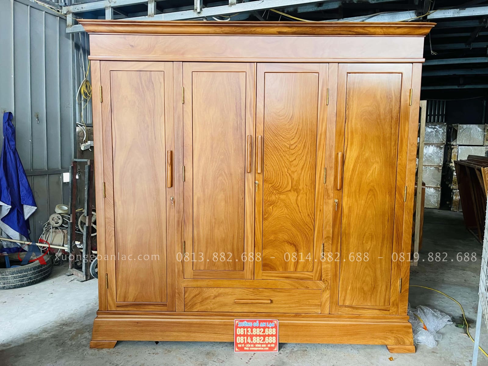 Mẫu tủ quần áo gỗ gõ đỏ hiện đại 24 mẫu tủ quần áo gỗ gõ đỏ hiện đại