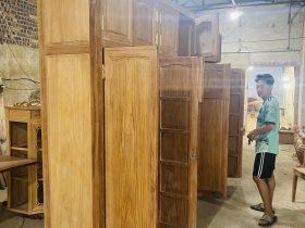 Bản mộc tủ quần áo gỗ gõ đỏ cao cấp 29 mẫu tủ quần áo hiện đại sang trọng