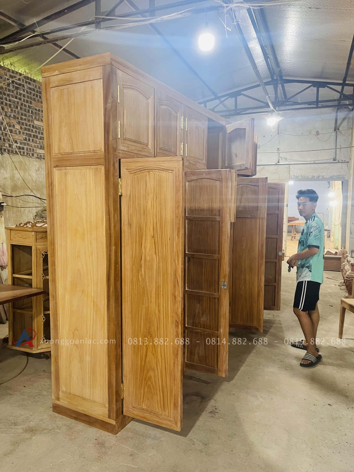 Bản mộc tủ quần áo gỗ gõ đỏ cao cấp 44 mẫu tủ quần áo hiện đại sang trọng