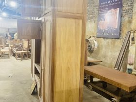 Bản mộc tủ quần áo gỗ gõ đỏ cao cấp 17 mẫu tủ quần áo gỗ gõ đỏ