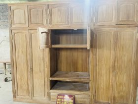 Bản mộc tủ quần áo gỗ gõ đỏ cao cấp 21 trung tâm tủ thiết kế khoang trông dạng mở