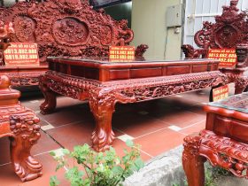 hệ chân và yếm bàn thiết kế cầu kỳ