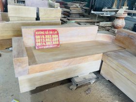 ghế băng gỗ nguyên khối