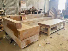 bộ sofa phòng khách nguyên khối