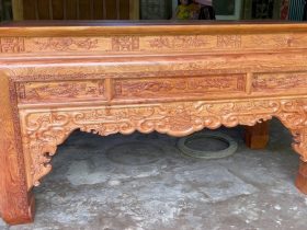 Bộ án gian thờ 2m17 gỗ hương đá hàng vip chân 16 (Lạng Sơn) 15 mẫu án gian hàng khủng